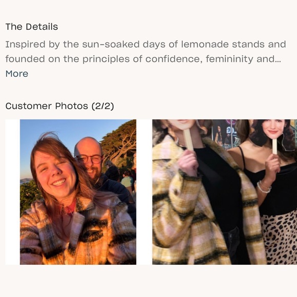 $269 For Love & Lemons X Revolve Rachel Plaid Jacket Coat women size XS - Picture 12 of 12